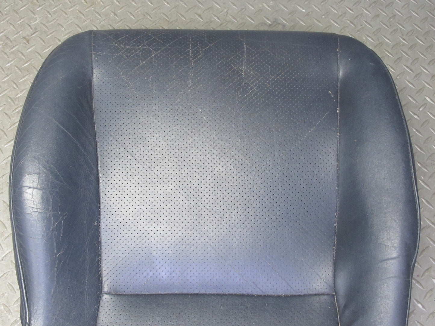03-05 Toyota MR2 Spyder Front Left Driver Seat Lower Leather Cushion Black OEM