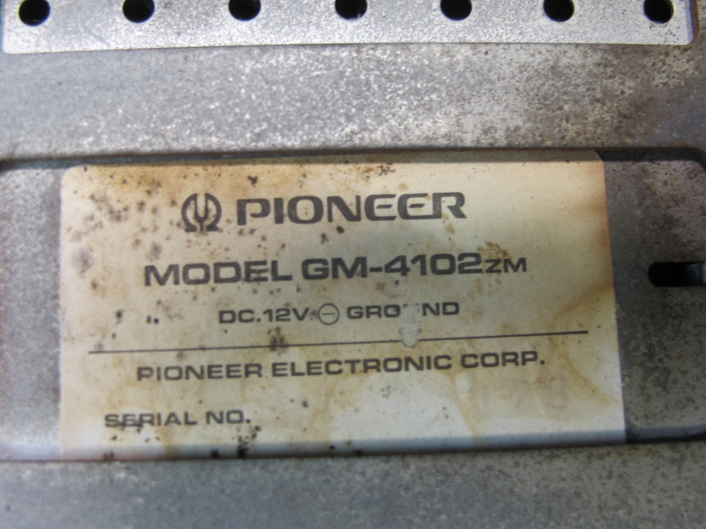 86-88 Mazda RX7 FC3S Pioneer Radio Stereo Audio AMP Amplifier GM-4102ZM OEM