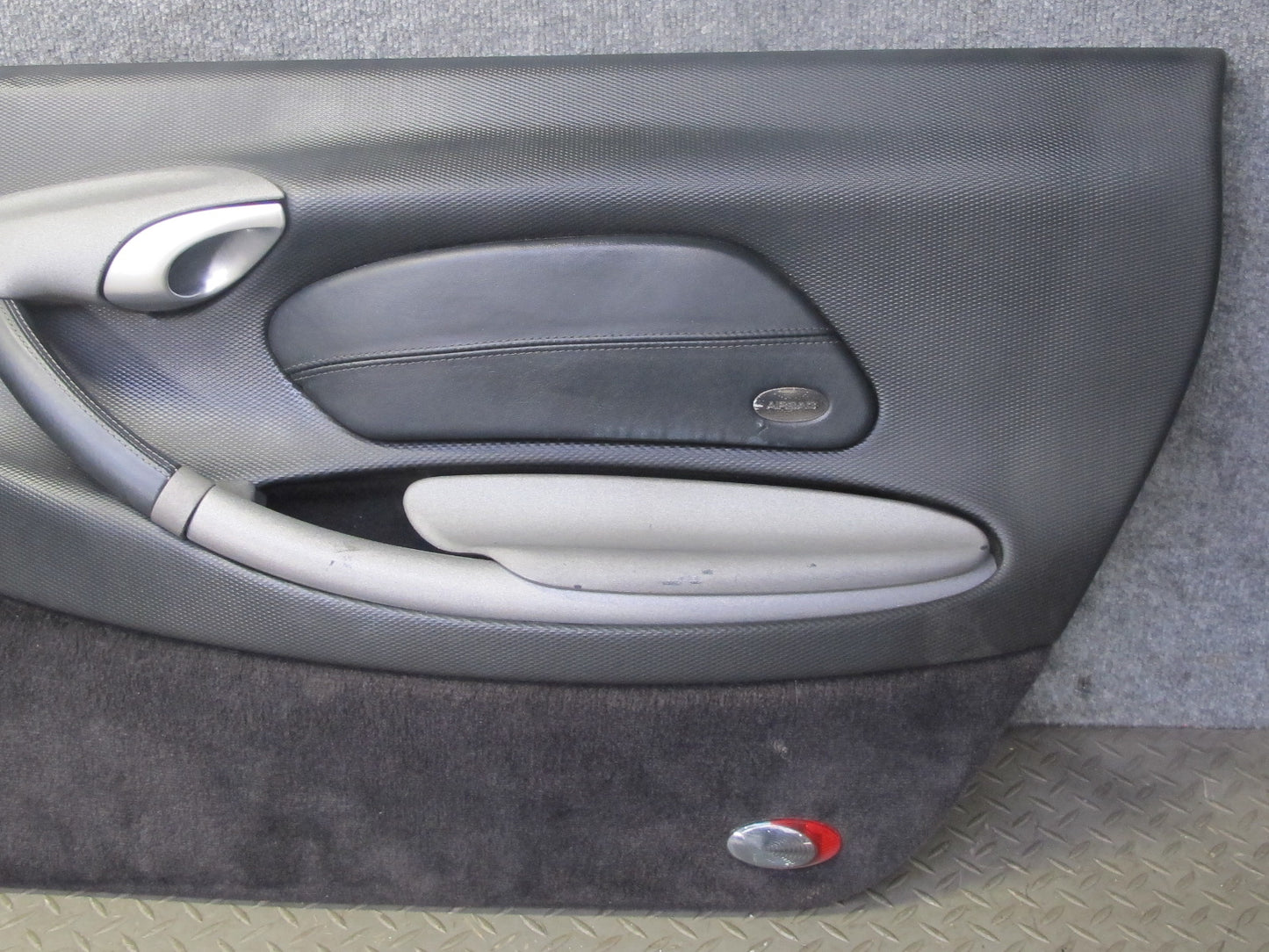2000-2002 Porsche Boxster 986 Left & Right Side Interior Door Panel Black Set