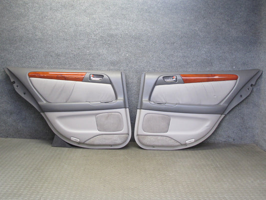 01-02 Lexus JZS160L GS430 GS300 Set of 2 Rear Door Interior Trim Cover Panel OEM