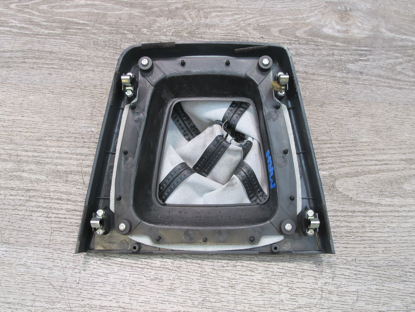 86-88 Mazda RX7 M/T Manual Transmission Shifter Trim Bezel w Boot OEM