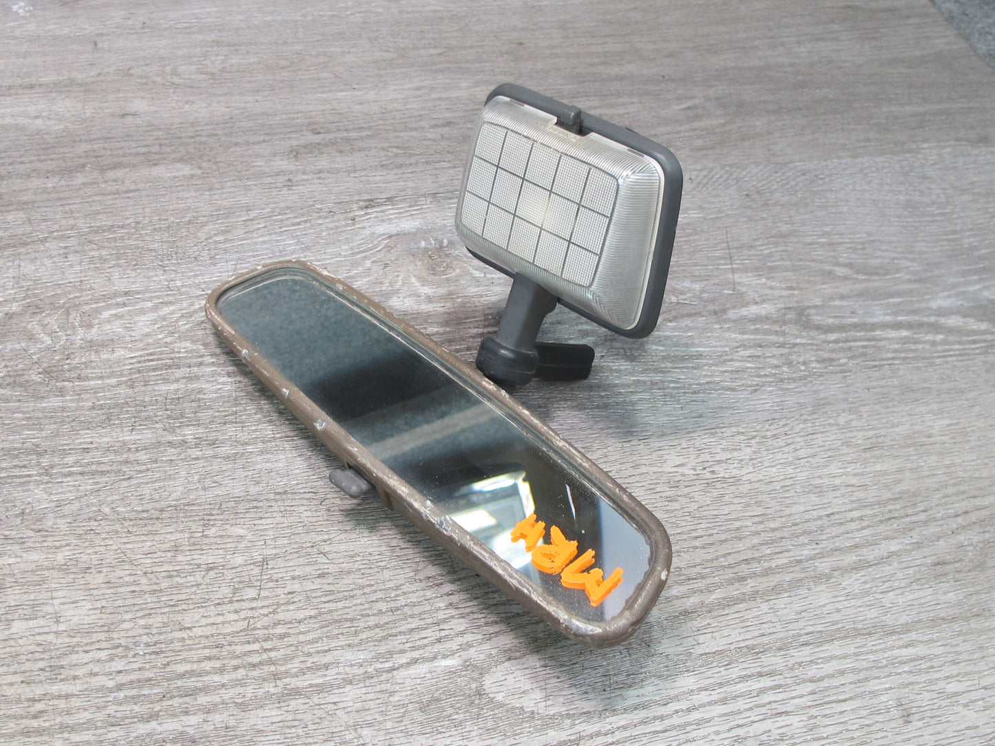 88-91 Mazda RX7 FC3S Convertible Manual Dimming Interior Rear View Mirror OEM