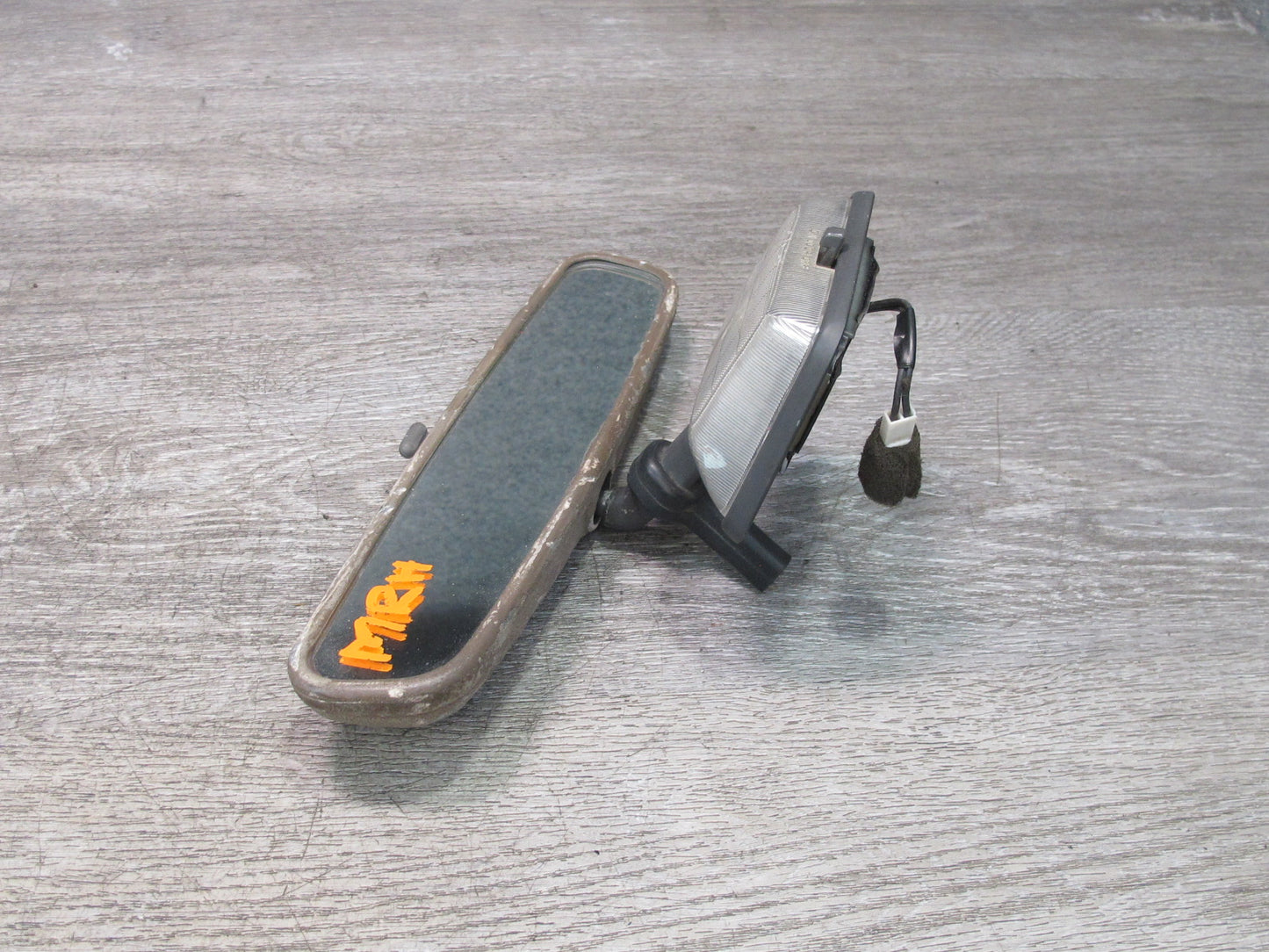 88-91 Mazda RX7 FC3S Convertible Manual Dimming Interior Rear View Mirror OEM