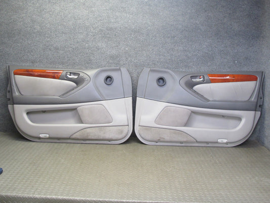 01-02 Lexus JZS160 GS430 GS300 Set of 2 Front Door Interior Trim Cover Panel OEM