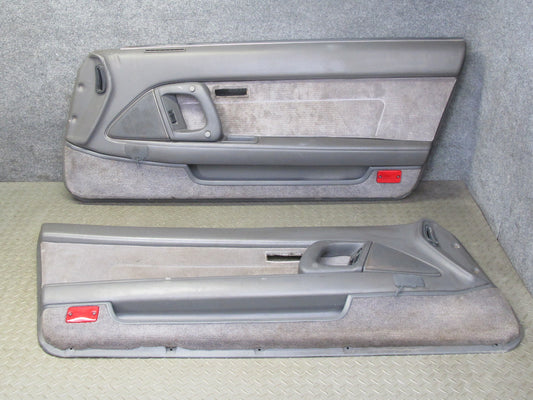 86-90 Toyota Supra MA70L Set of 2 Door Interior Trim Cover Panel Gray OEM