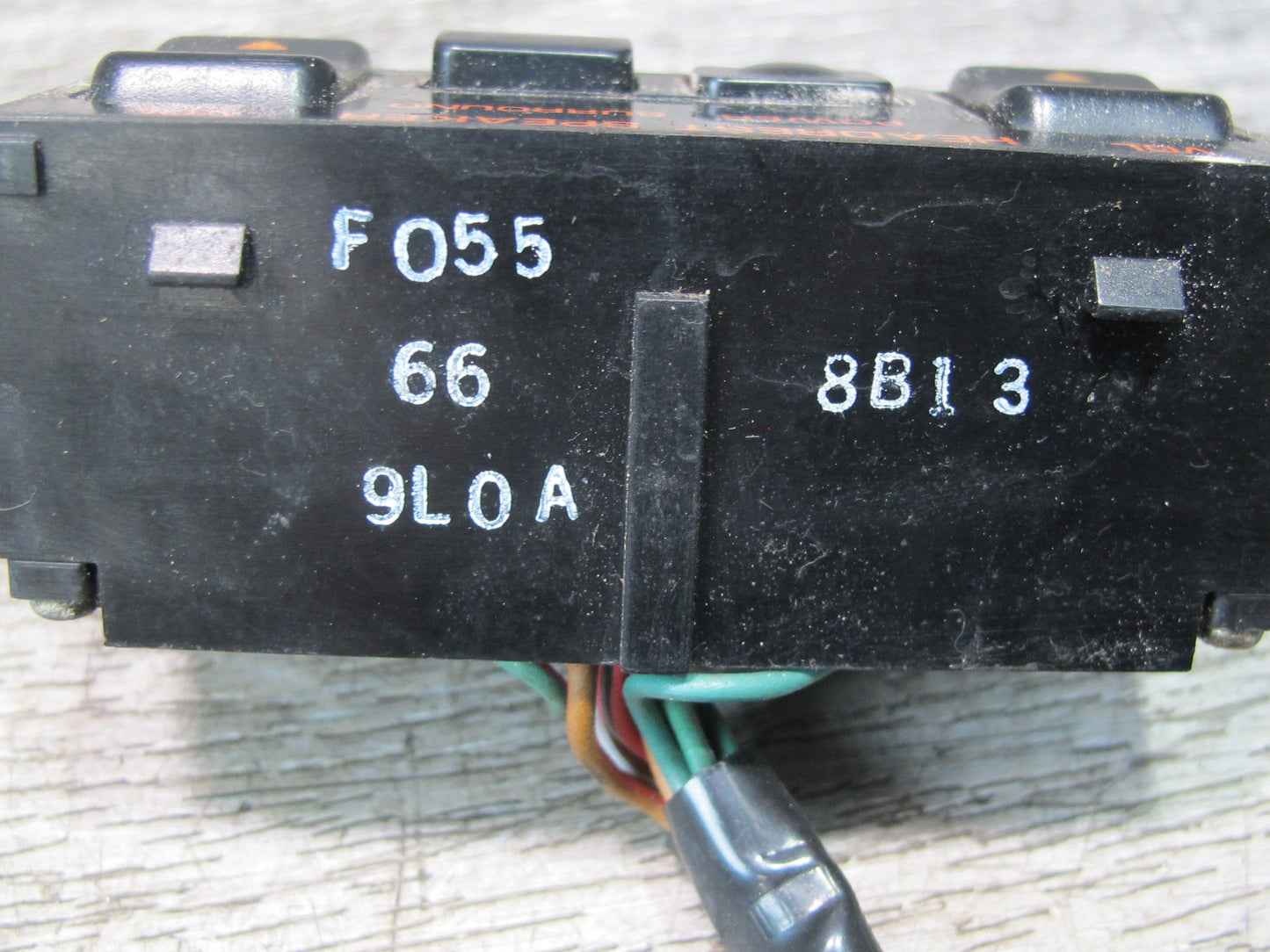 86-91 Mazda RX7 FC3S Center Console Headrest Speaker Control Button Switch OEM