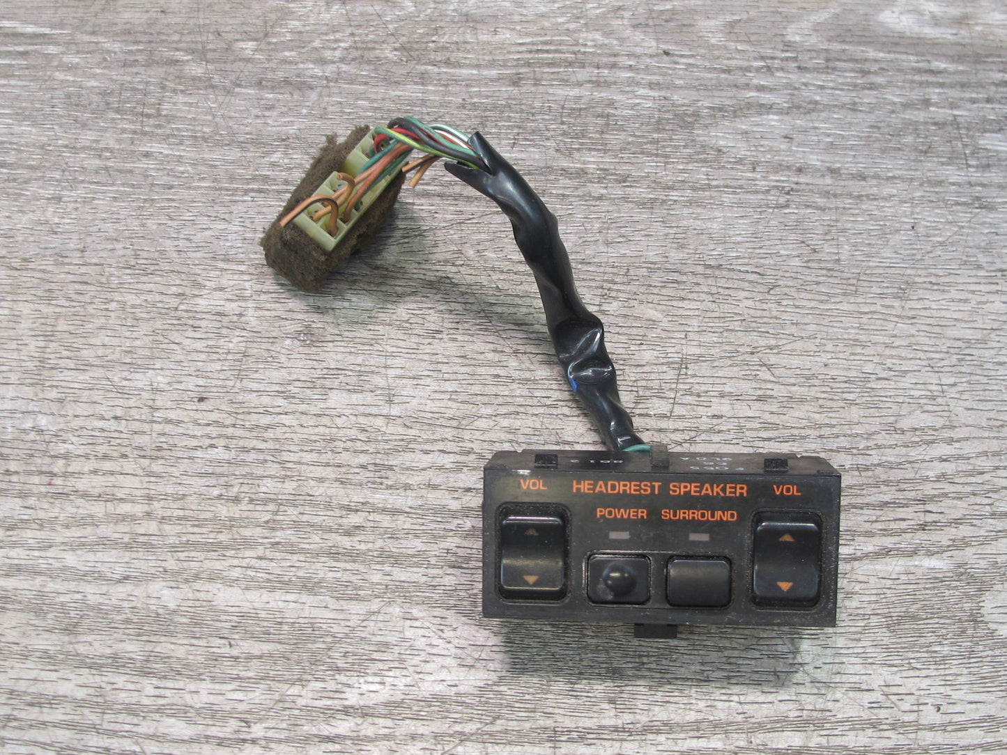 86-91 Mazda RX7 FC3S Center Console Headrest Speaker Control Button Switch OEM