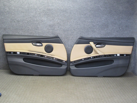 2008 BMW E90 M3 Front Right & Left Door Interior Trim Cover Panel Set of 2