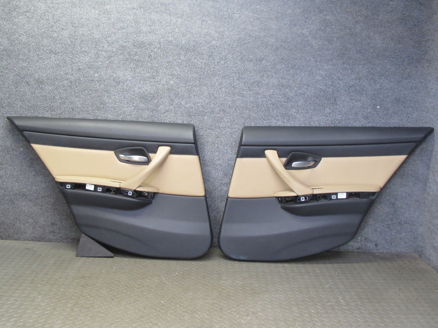 2008-2011 BMW E90 M3 Sedan Rear Left & Right Door Interior Trim Cover Panel Set