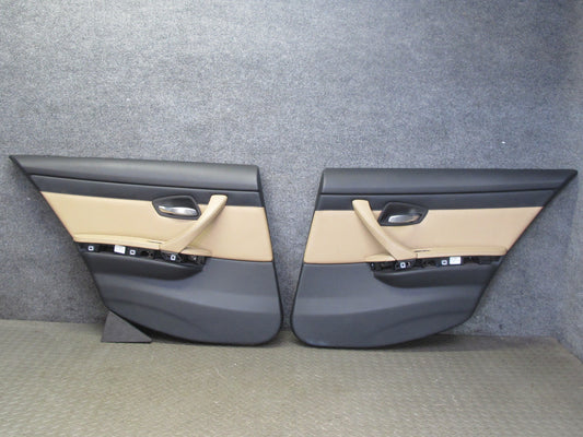 2008-2011 BMW E90 M3 Sedan Rear Left & Right Door Interior Trim Cover Panel Set