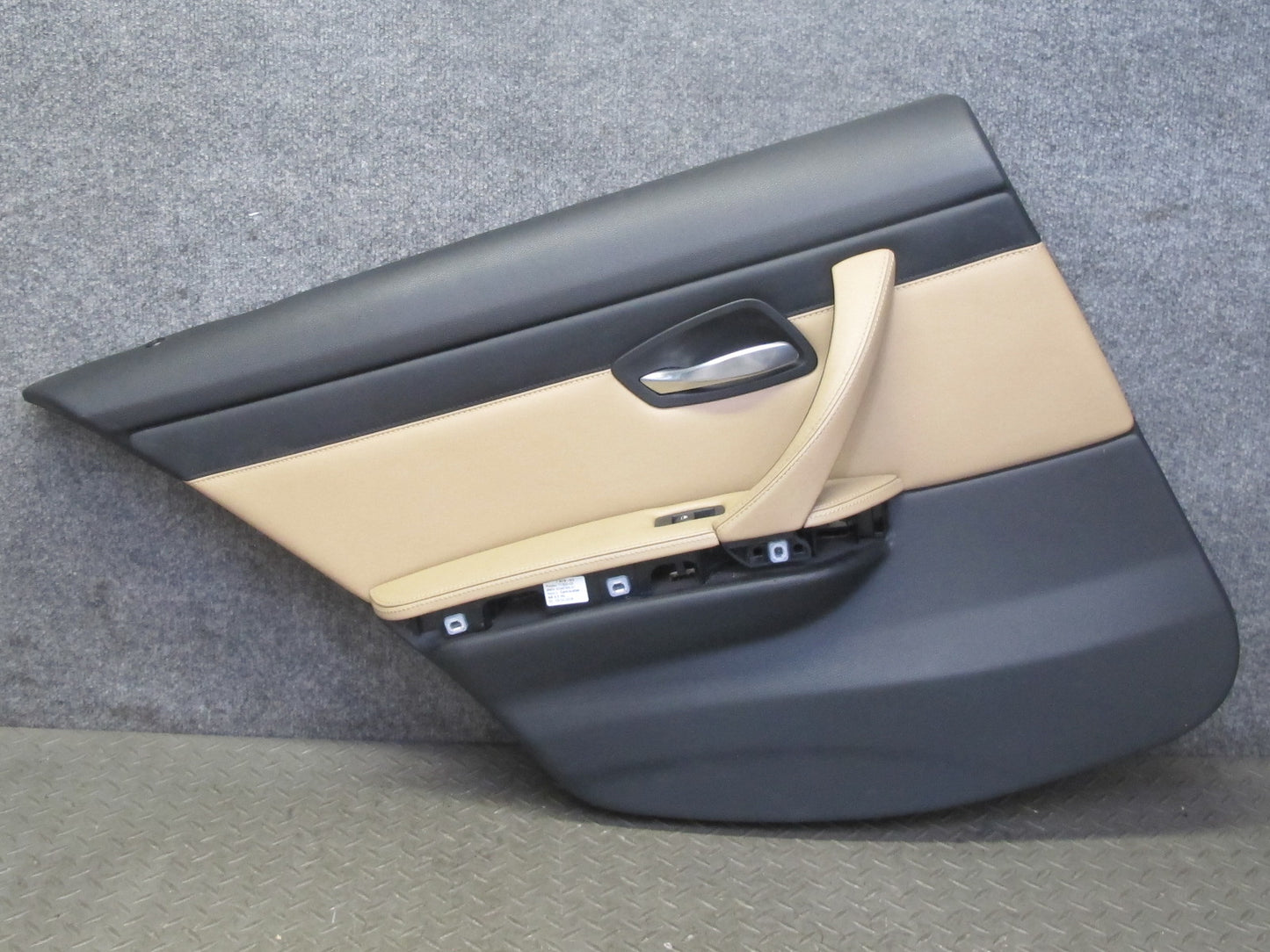 2008-2011 BMW E90 M3 Sedan Rear Left & Right Door Interior Trim Cover Panel Set