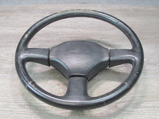 86-91 Mazda RX7 FC3S NON Turbo 3-SPOKE Leather Steering Black OEM