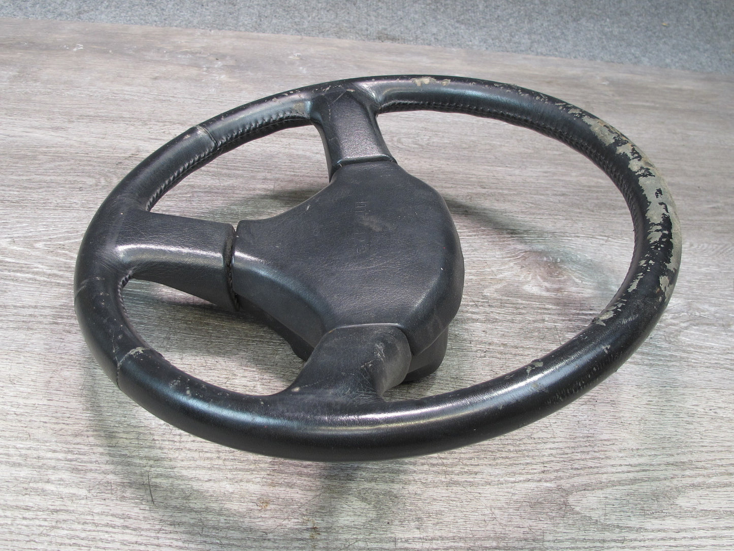 86-91 Mazda RX7 FC3S NON Turbo 3-SPOKE Leather Steering Black OEM