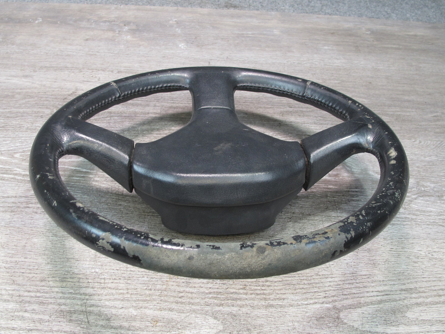 86-91 Mazda RX7 FC3S NON Turbo 3-SPOKE Leather Steering Black OEM