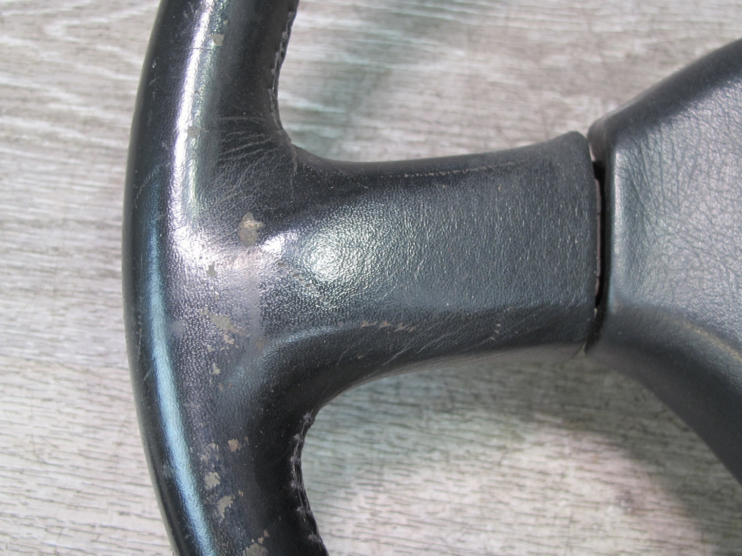 86-91 Mazda RX7 FC3S NON Turbo 3-SPOKE Leather Steering Black OEM