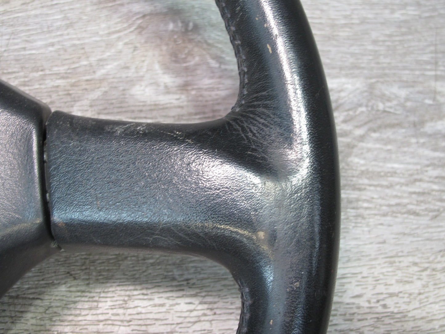 86-91 Mazda RX7 FC3S NON Turbo 3-SPOKE Leather Steering Black OEM