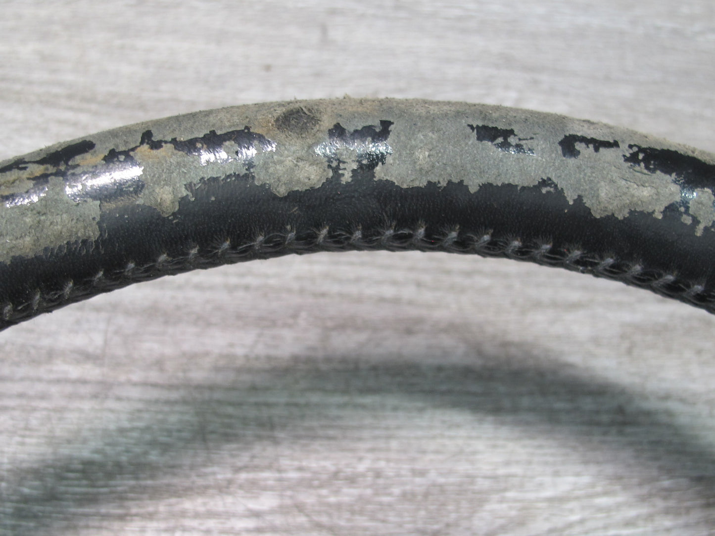 86-91 Mazda RX7 FC3S NON Turbo 3-SPOKE Leather Steering Black OEM