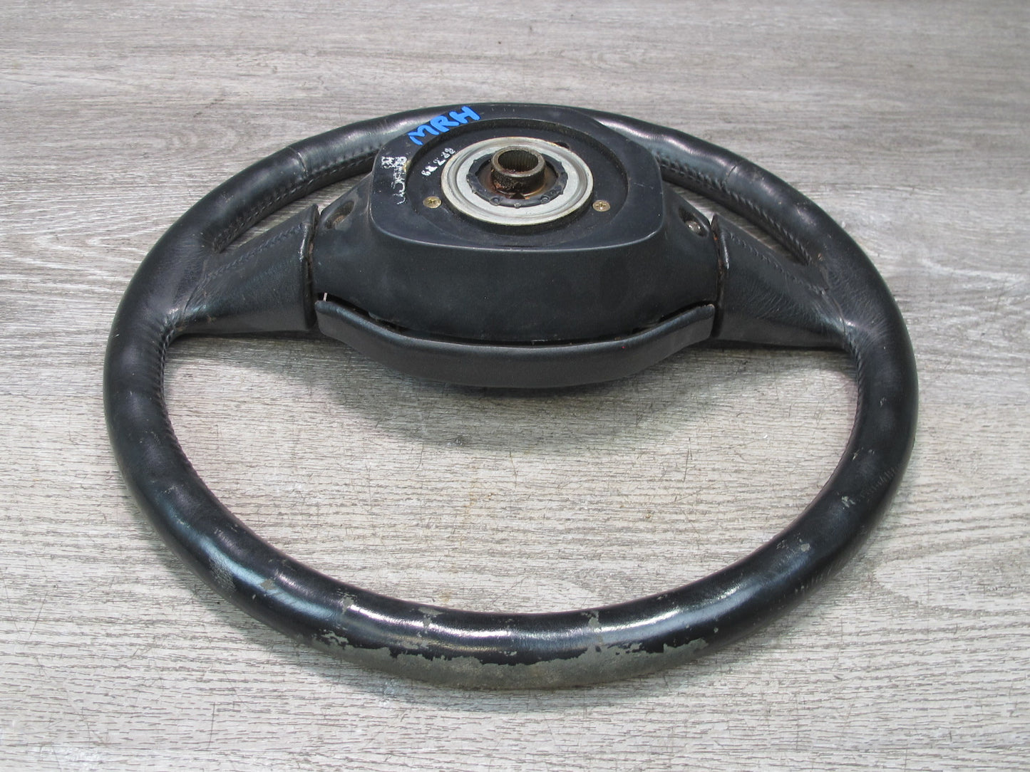 86-91 Mazda RX7 FC3S NON Turbo 3-SPOKE Leather Steering Black OEM