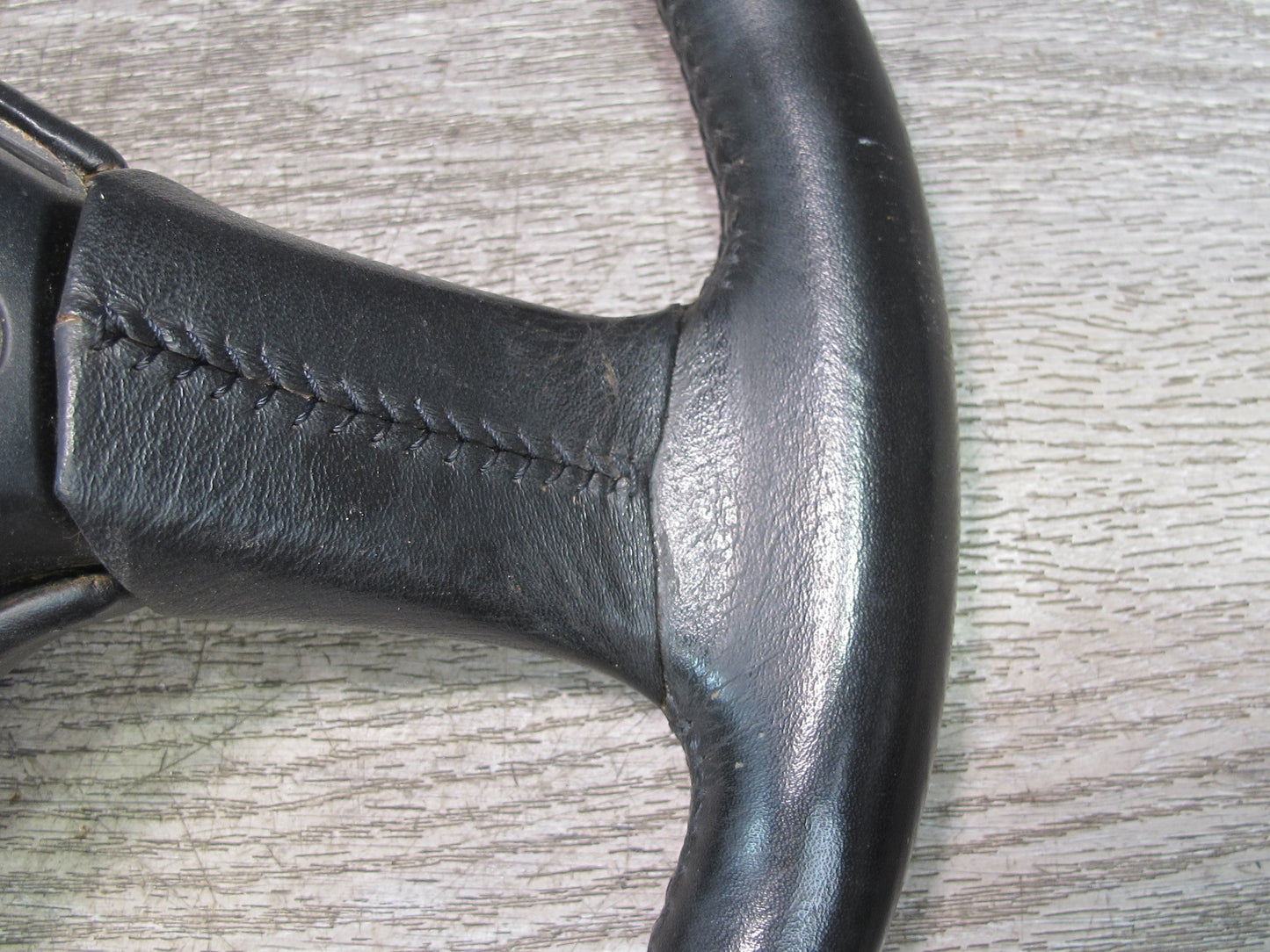 86-91 Mazda RX7 FC3S NON Turbo 3-SPOKE Leather Steering Black OEM