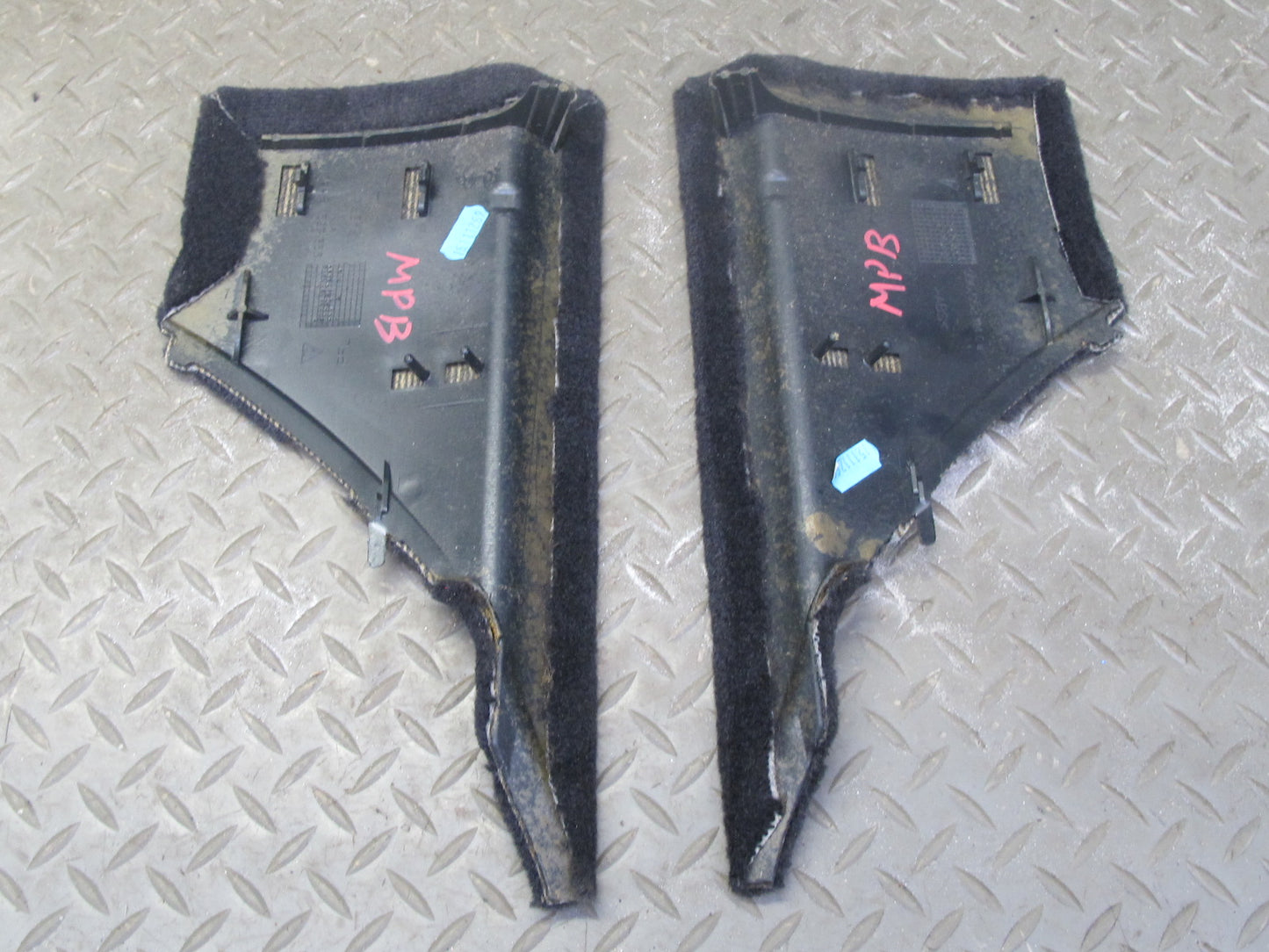 1997-2004 Porsche Boxster 986 Pillar Center Console Interior Trim Panel Set of 5