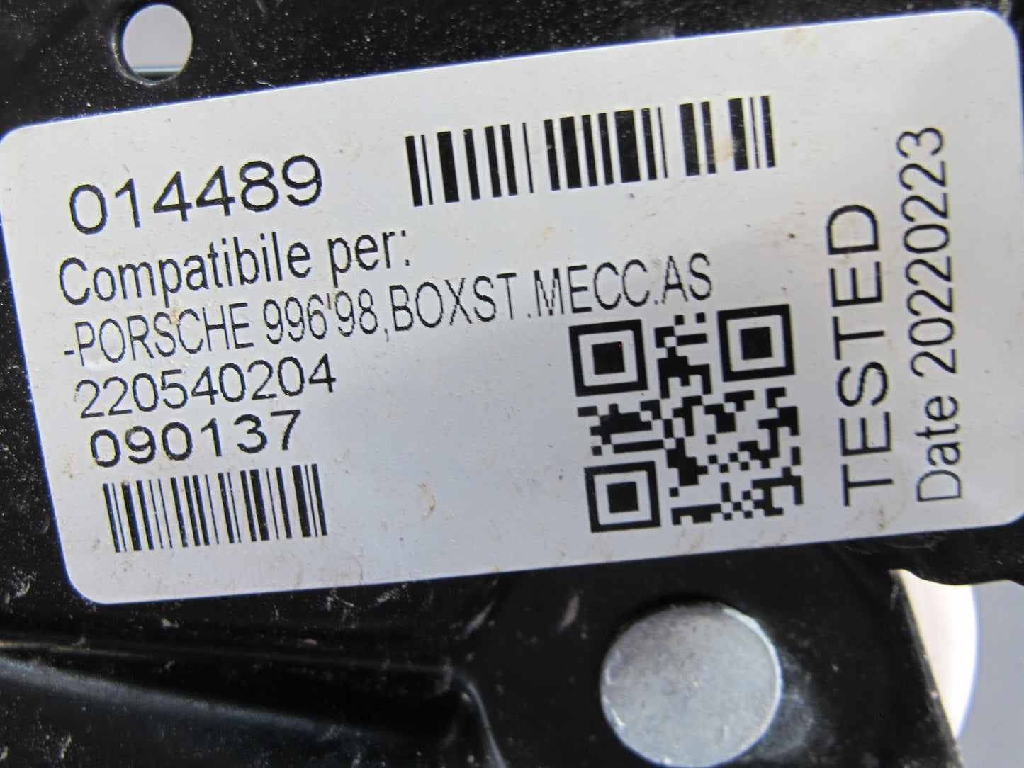 1997-2004 Porsche 911 996 Boxster Left Door Window Regulator w Motor