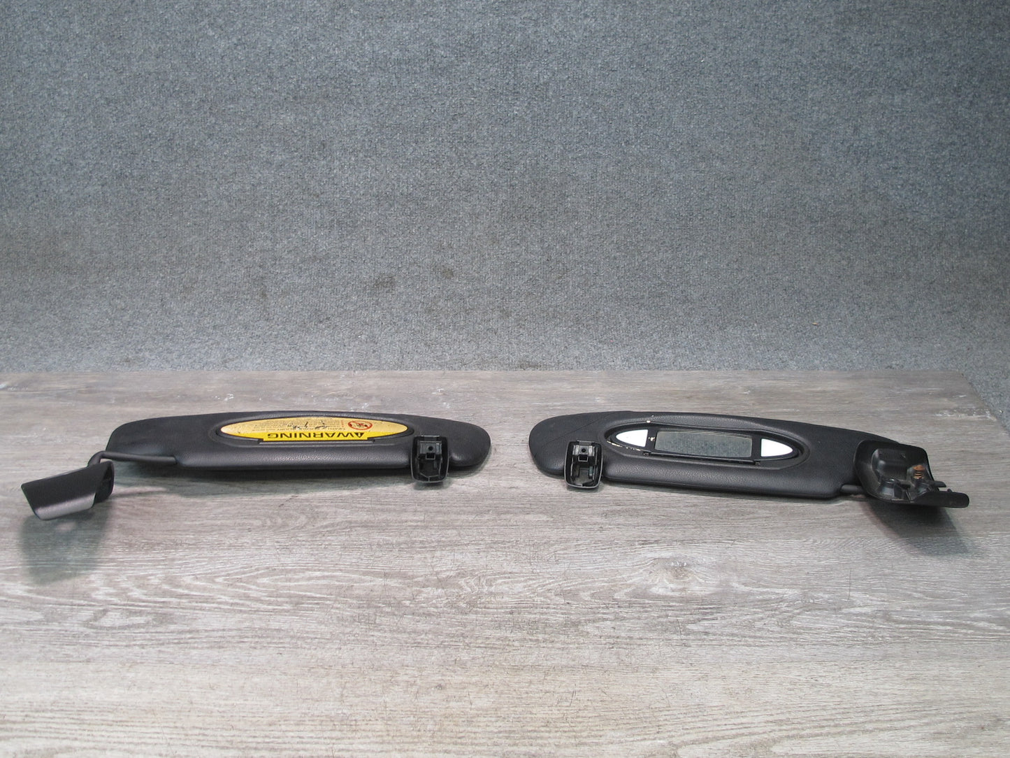 1999-2005 Porsche 911 Carrera 996 Convertible Front Left & Right Sun Visor Set