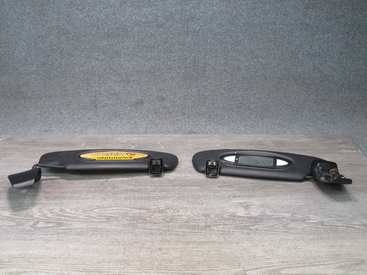 1999-2005 Porsche 911 Carrera 996 Convertible Front Left & Right Sun Visor Set
