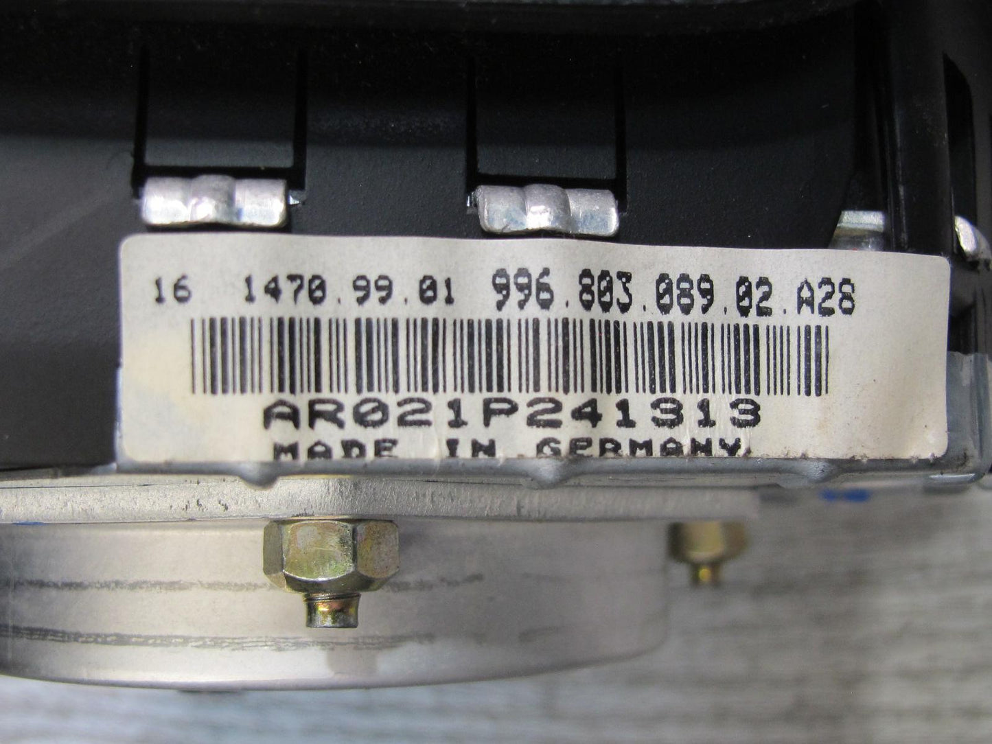 99-05 PORSCHE 911 CARRERA 996 FRONT LEFT DRIVER SIDE STEERING WHEEL SRS AIRBAG 99680308902 OEM