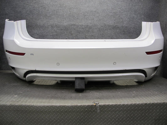 2010-2014 BMW E71 X6M Rear Bumper Cover w PDC Sensors Alpinweiss 3