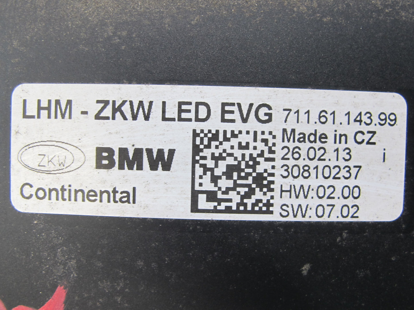 2013-2014 BMW E71 X6 X6M Front LED Adaptive Headlight Light Control Module Set