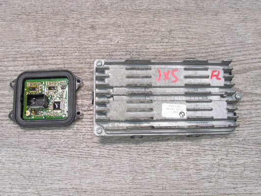 2013-2014 BMW E71 X6 X6M Front LED Adaptive Headlight Light Control Module Set