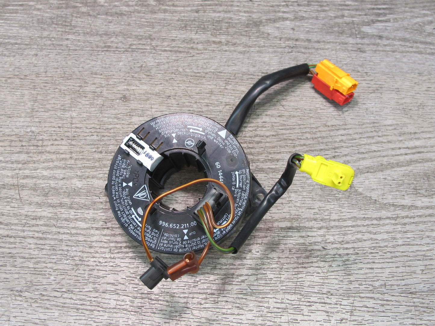 99-05 PORSCHE 911 CARRERA 996 STEERING COLUMN CLOCK SPRING 99665221100 OEM