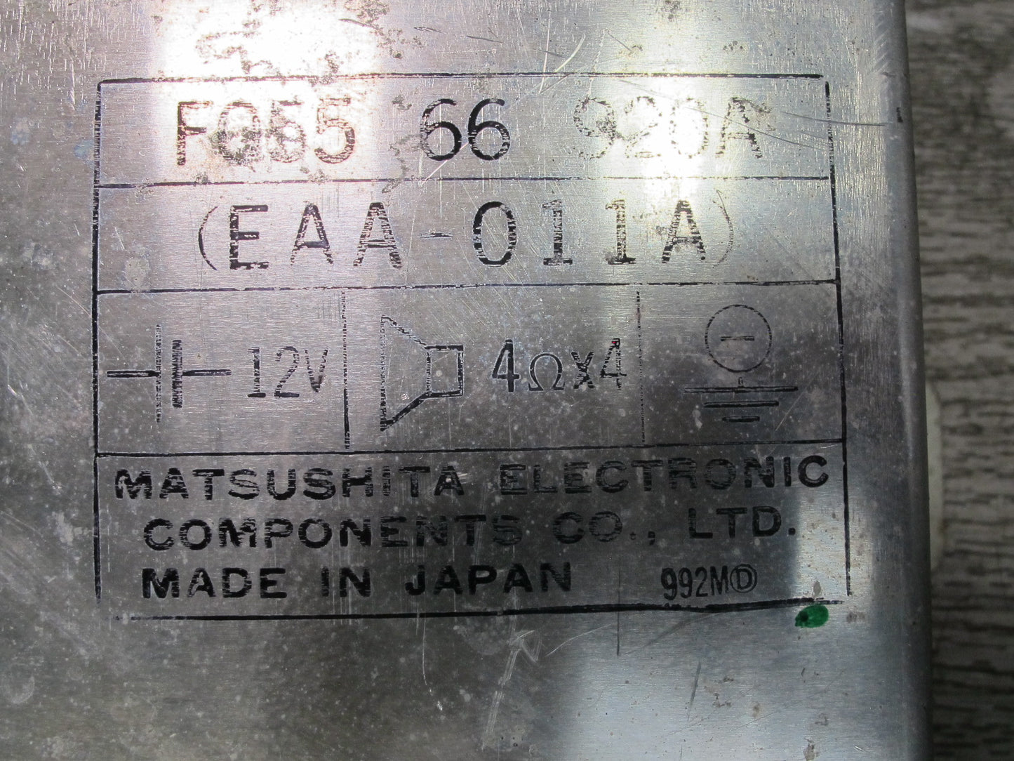 1988 Mazda RX7 FC3S Convertible Speaker AMP Amplifier Module Unit F05566920A OEM