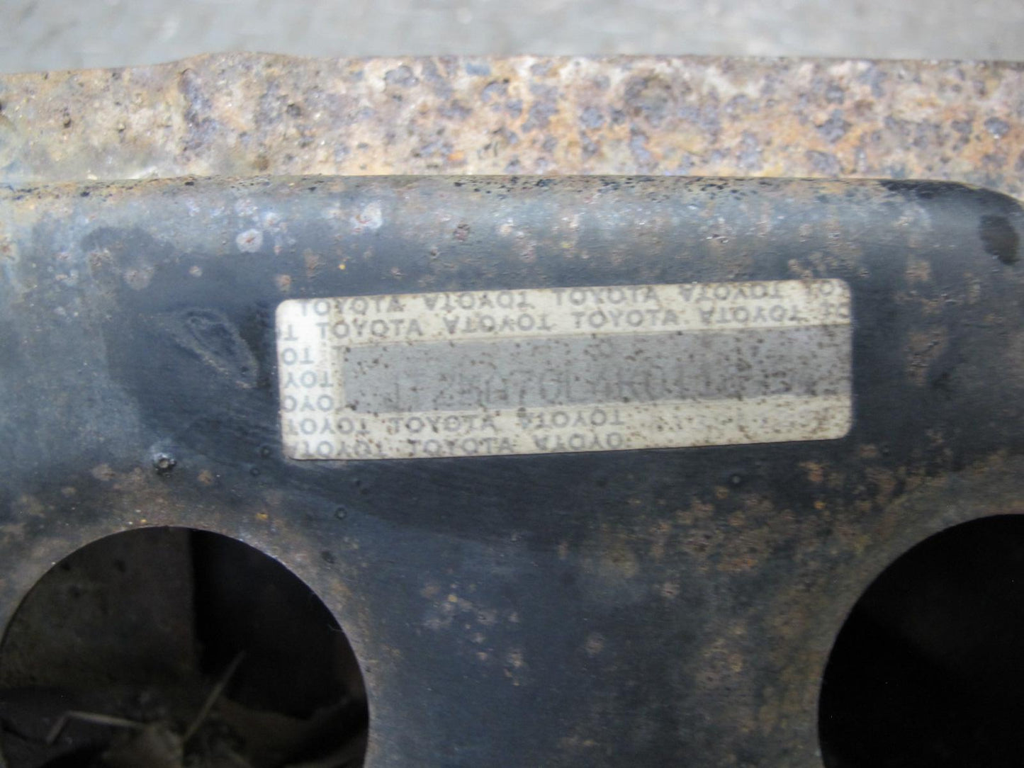 86-92 Toyota Supra MK3 Rear Bumper Reinforcement Impact Bar OEM
