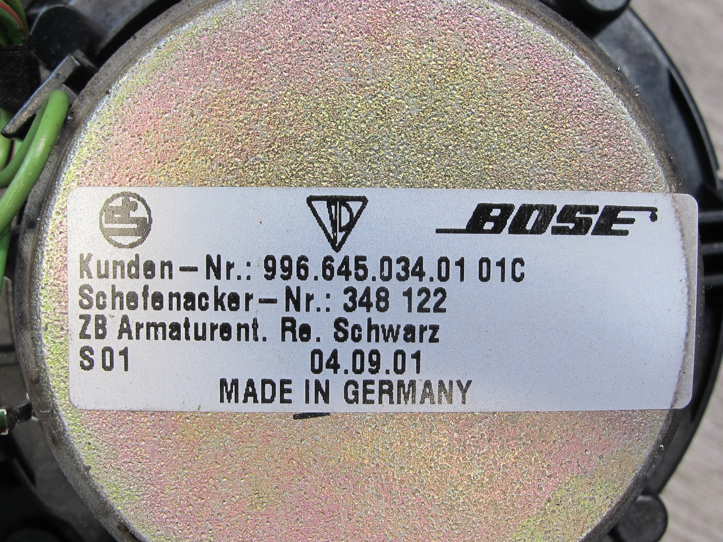 2002-2004 Porsche 911 996 Boxster Front Left & Right Bose Speaker Set of 2