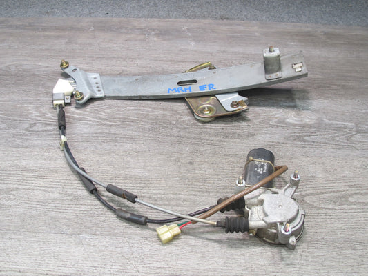 88-90 Mazda RX7 FC3S Convertible Right Door Power Window Regulator w Motor OEM