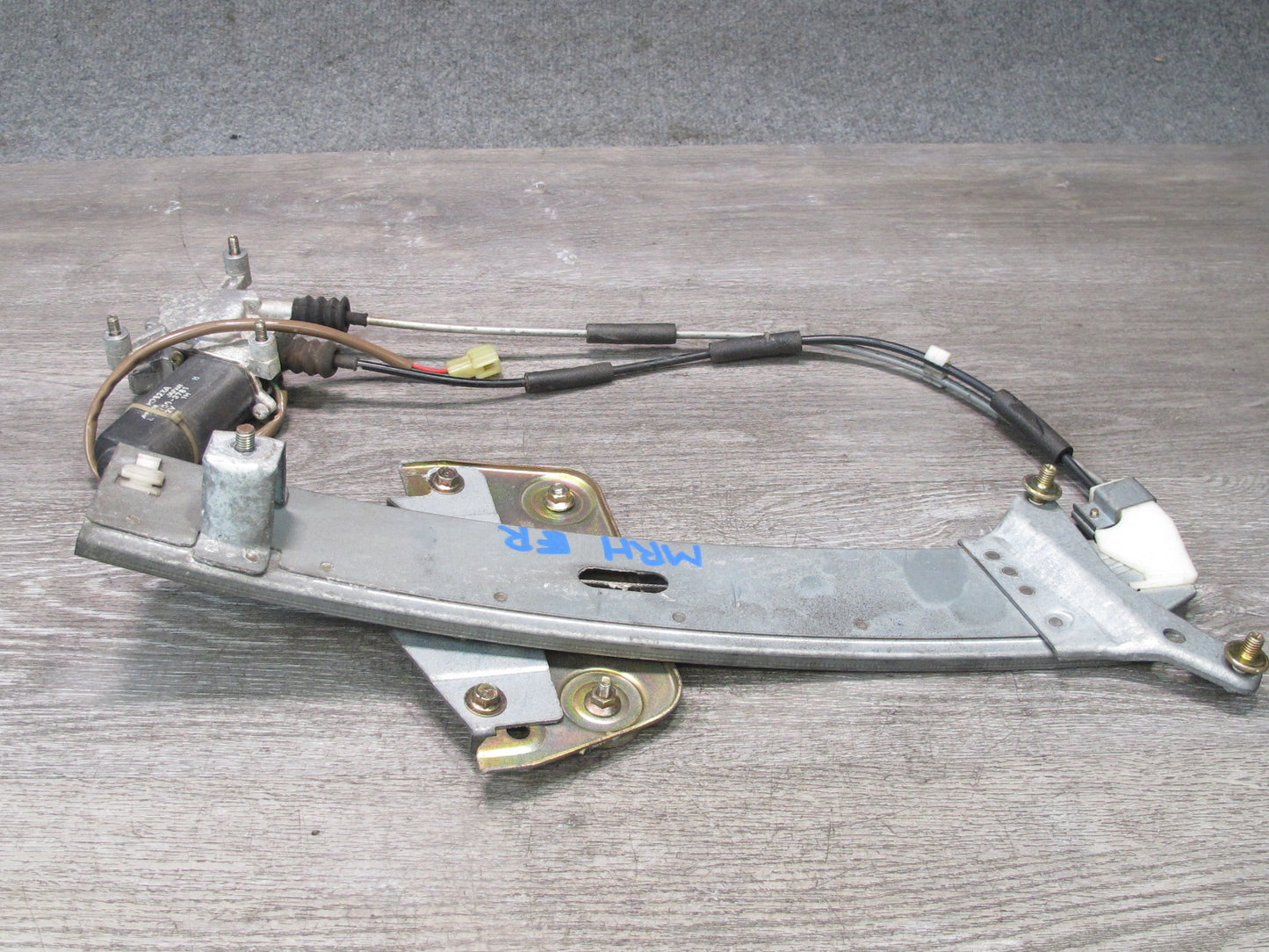 88-90 Mazda RX7 FC3S Convertible Right Door Power Window Regulator w Motor OEM