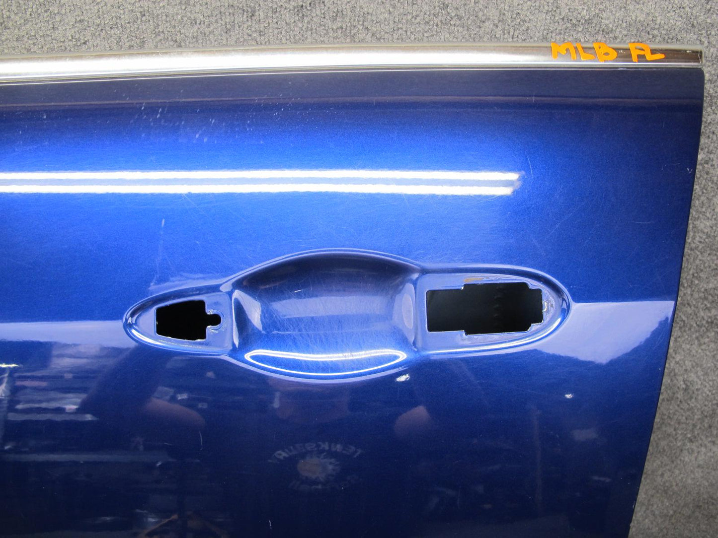 2017-2020 Maserati Levante M161 Front Left Driver Side Door Shell Panel Blue