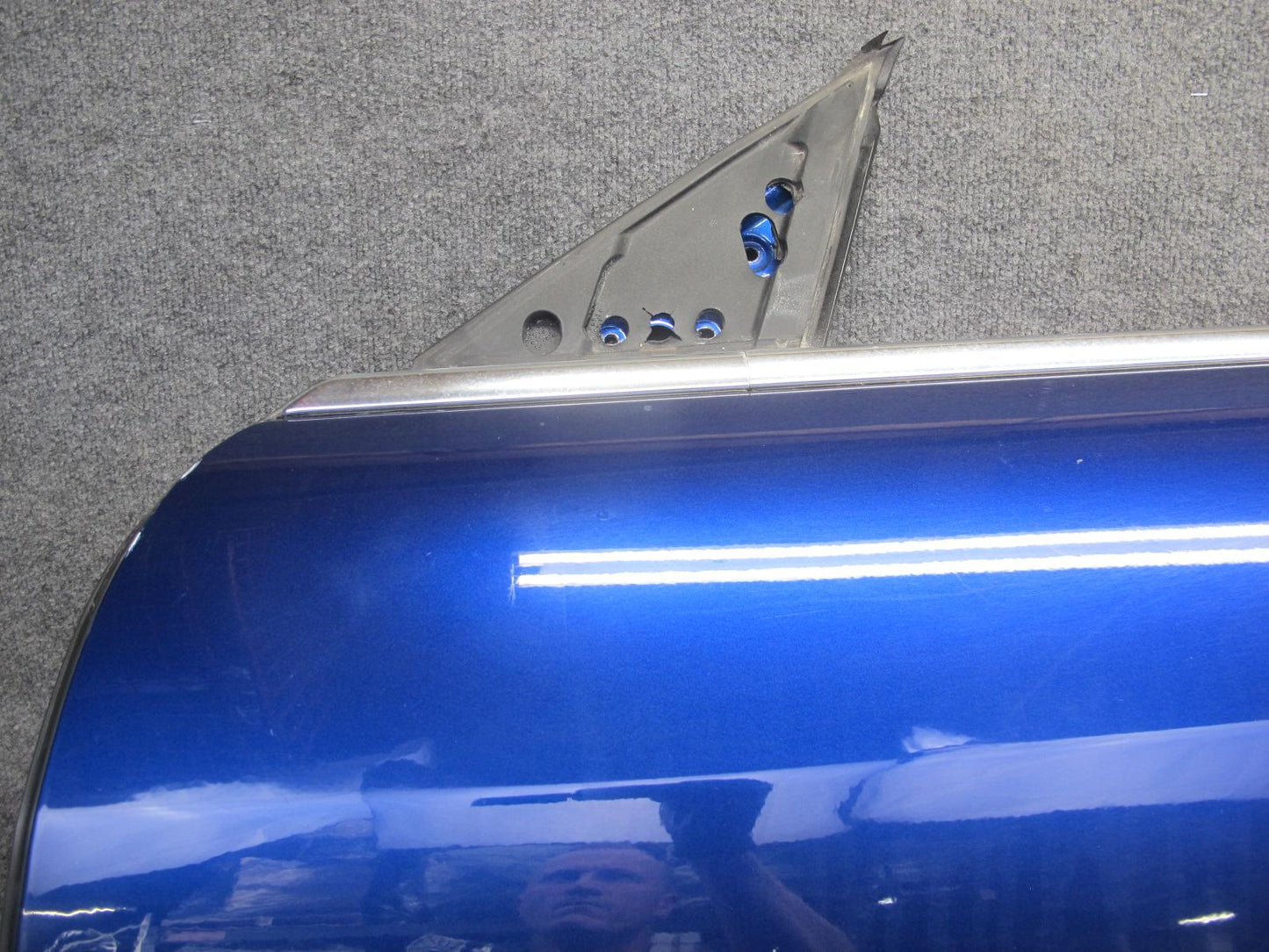 2017-2020 Maserati Levante M161 Front Left Driver Side Door Shell Panel Blue