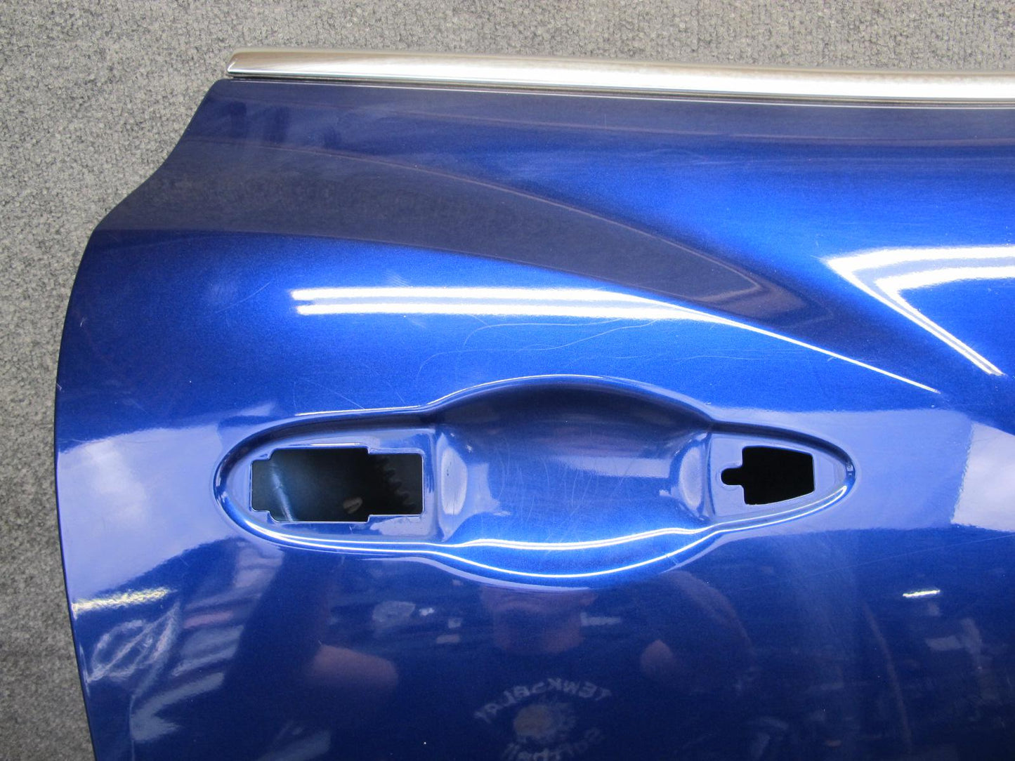 2017-2020 Maserati Levante M161 Rear Right Passenger Side Door Shell Panel Blue