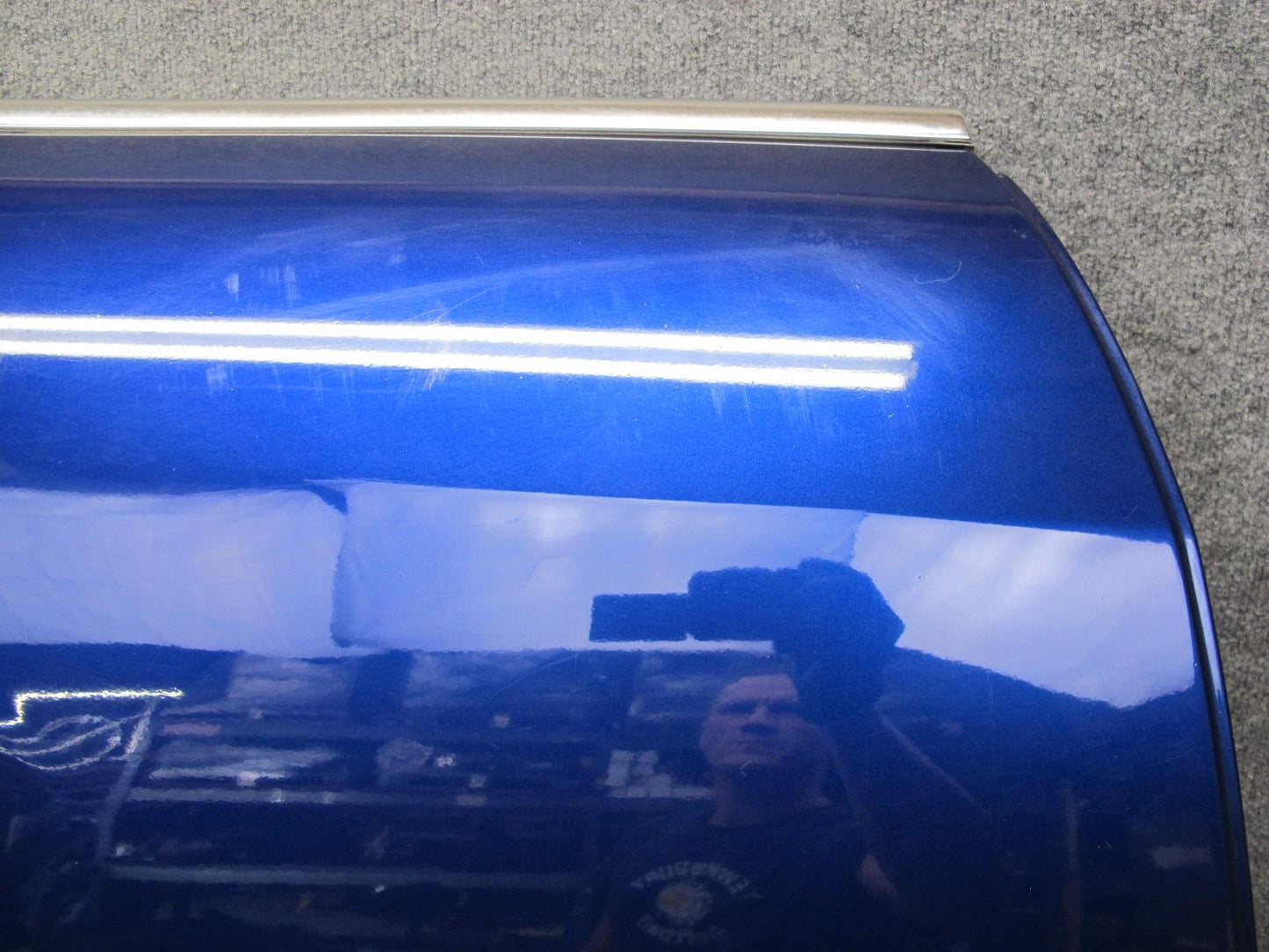 2017-2020 Maserati Levante M161 Rear Right Passenger Side Door Shell Panel Blue