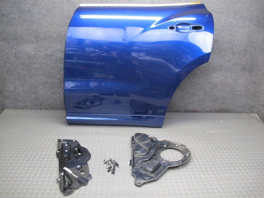 2017-2020 Maserati Levante M161 Rear Left Driver Side Door Shell Panel Blue