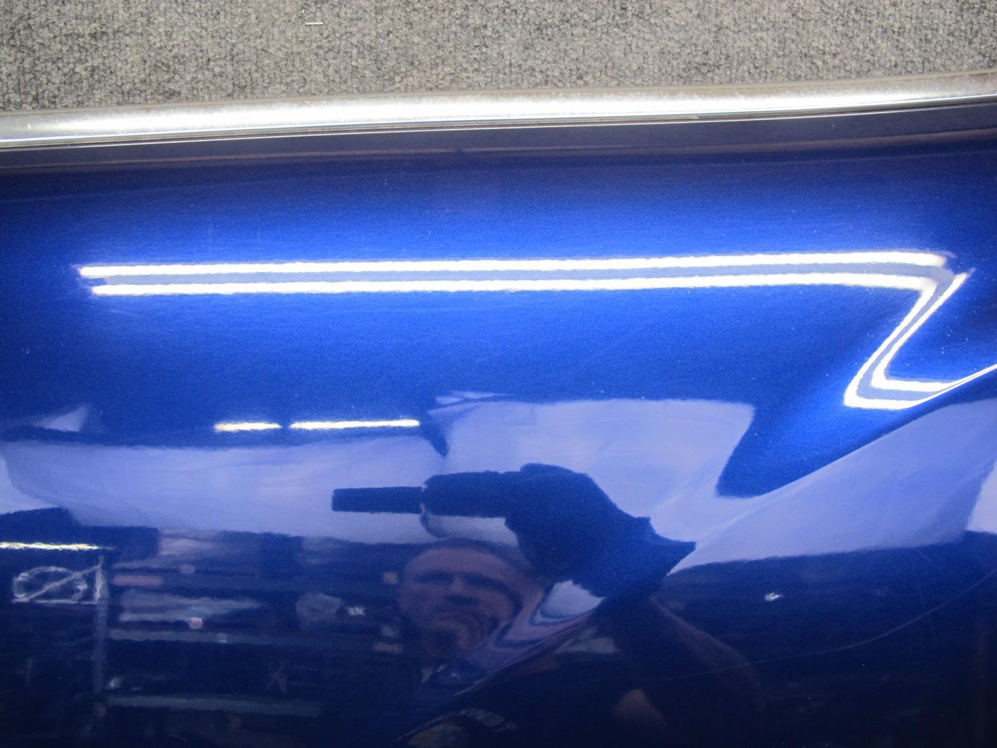 2017-2020 Maserati Levante M161 Rear Left Driver Side Door Shell Panel Blue