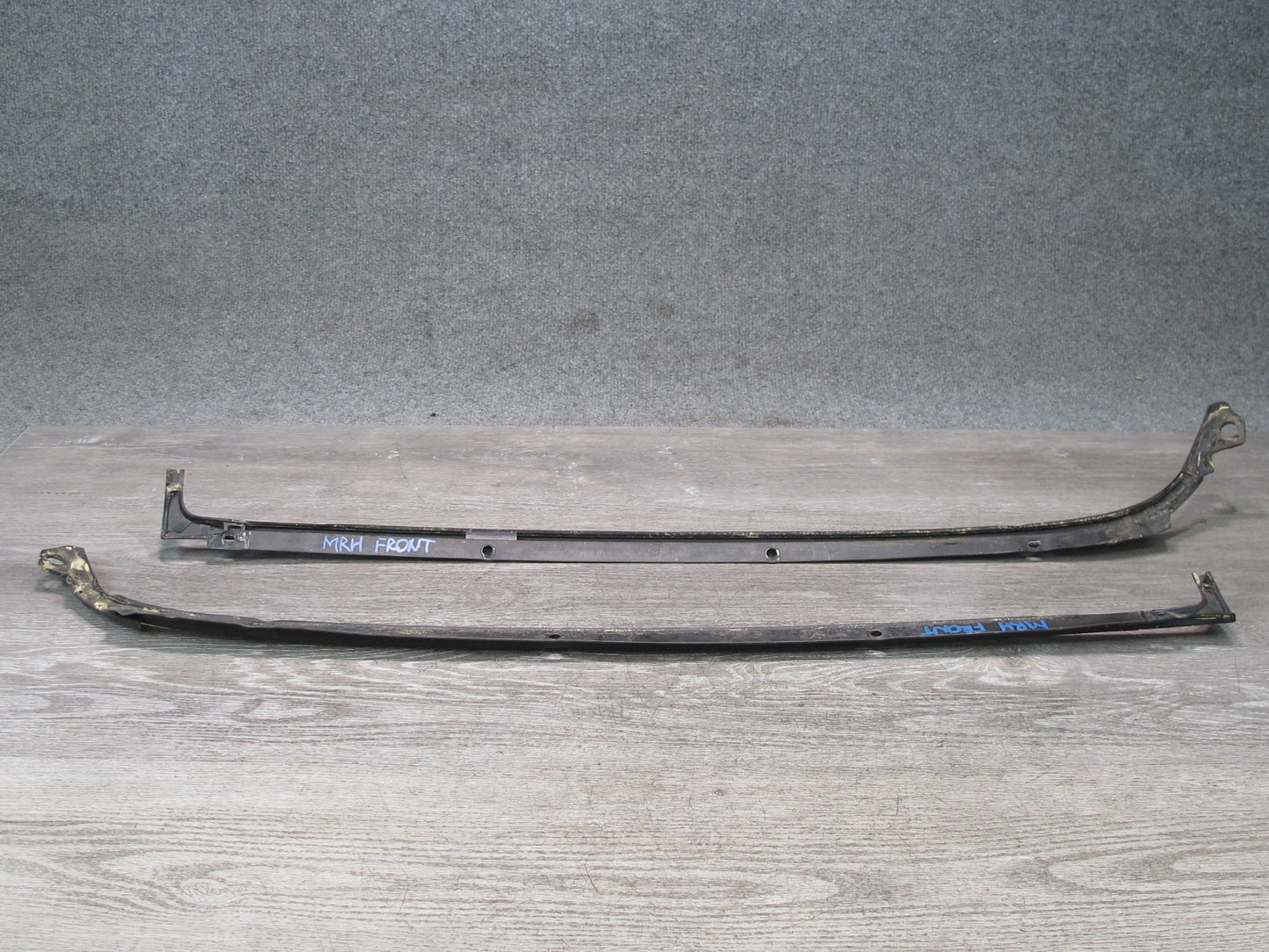 86-91 Mazda RX7 FC3S Set of 2 Front Left & Right Exterior Windshield Molding OEM