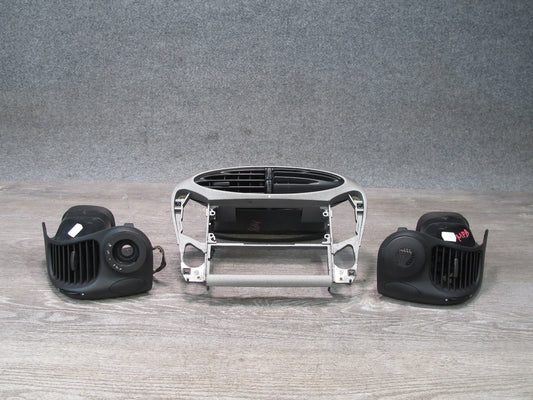 97-02 Porsche Boxster 986 Dash Left Center Right A/C Heater Air Vent Grille Set