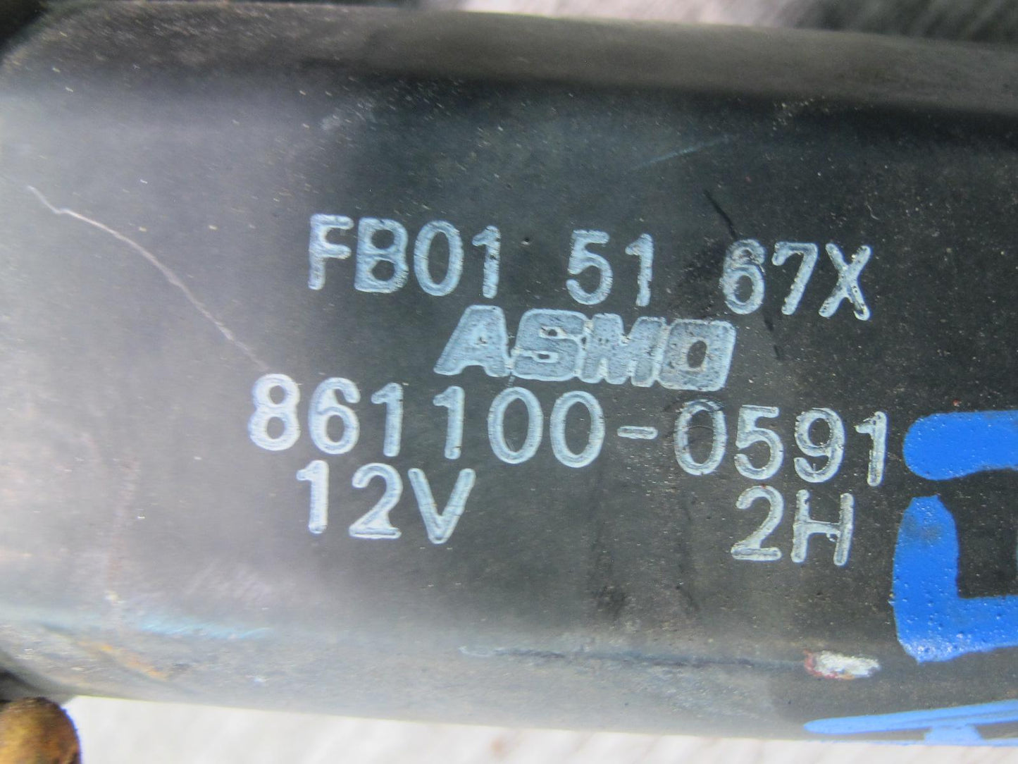 86-91 Mazda RX7 FC3S Front Left Pop-up Headlight Motor Actuator FB015167X OEM