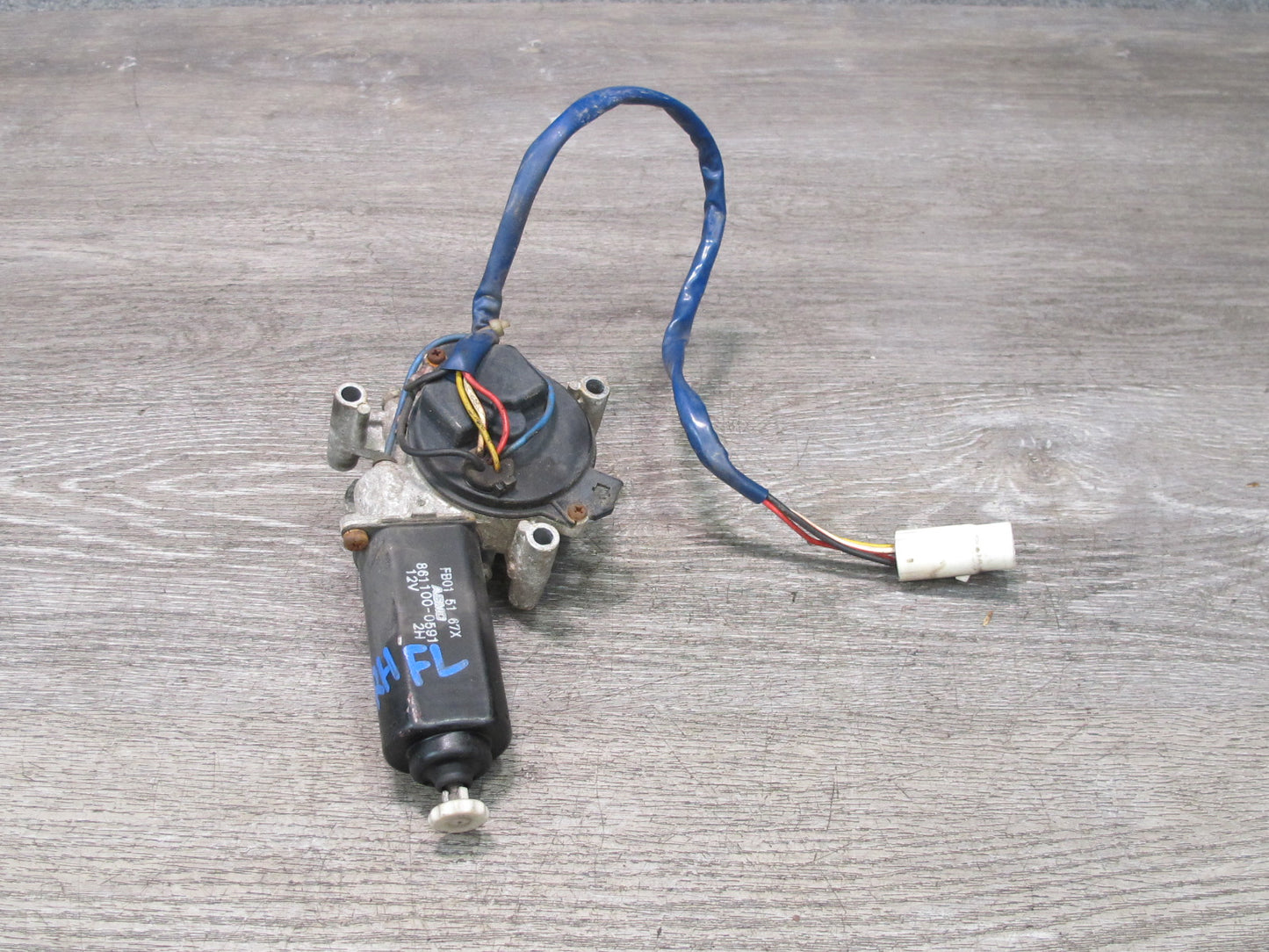 86-91 Mazda RX7 FC3S Front Left Pop-up Headlight Motor Actuator FB015167X OEM