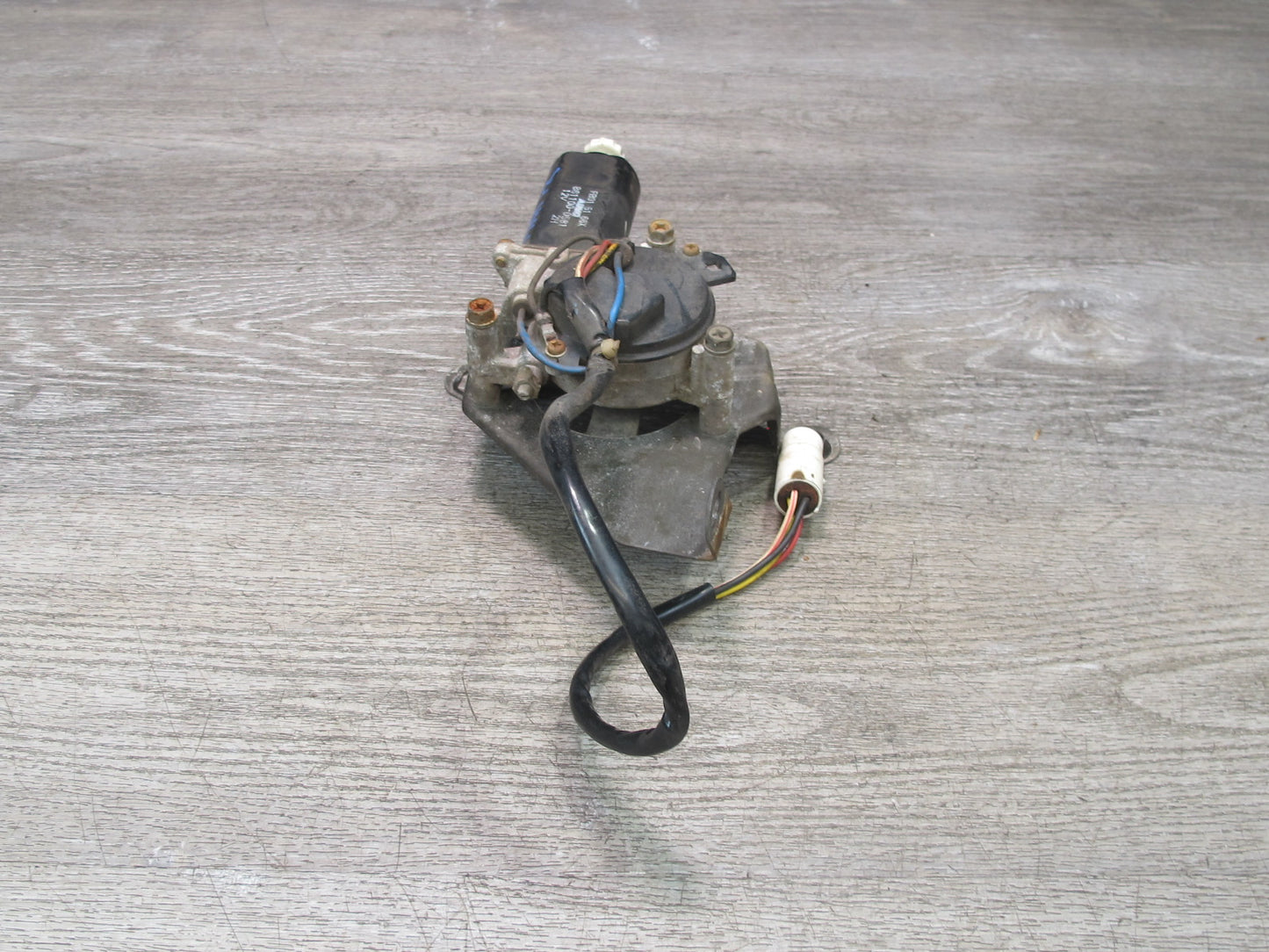 86-91 Mazda RX7 FC3S Front Right Pop-up Headlight Motor Actuator w Bracket OEM