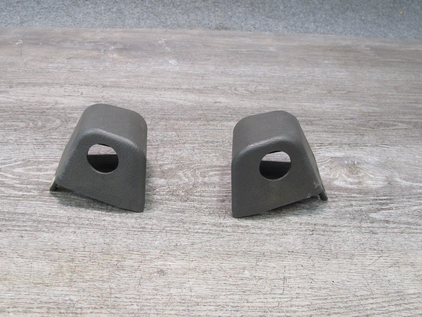 88-91 Mazda RX7 FC3S Convertible Set of 2 Left & Right Seat Belt Cover Gray OEM
