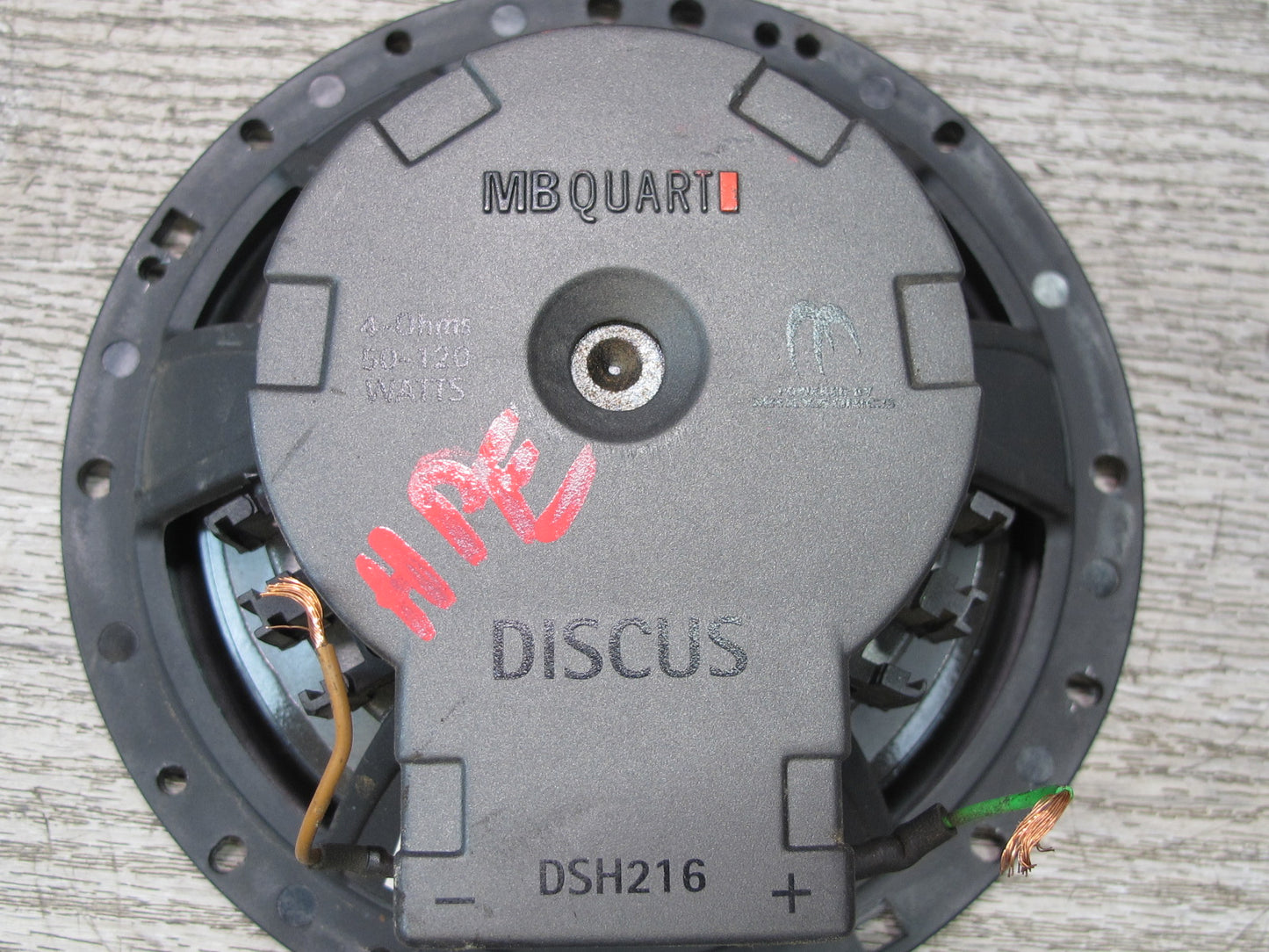 Set of 2 MB Quart Discus DSH216 6.5" 2-WAY Component Audio Speaker